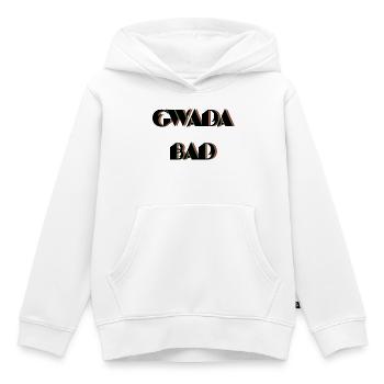 gwada_bad - Kinder Premium Organic Hoodie - Weiß - Vorne - AI Model Kid Female (0cm)