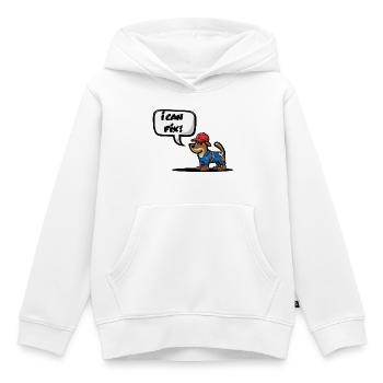 JE PEUX ARRANGER ! - Sweat Premium à capuche enfant bio - blanc - Devant - AI Model Kid Female (0cm)