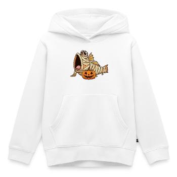 Halloween Schlammspringer - Kinder Premium Organic Hoodie - Weiß - Vorne - AI Model Kid Female (0cm)