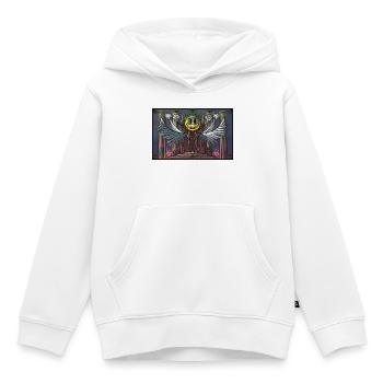 Throne of Chaos - Cartoon Royalty - Kinder Premium Organic Hoodie - Weiß - Vorne - AI Model Kid Female (0cm)