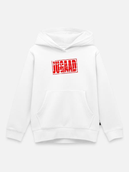 Jugaad. जुगाड़ - Kinder Premium Organic Hoodie - Weiß