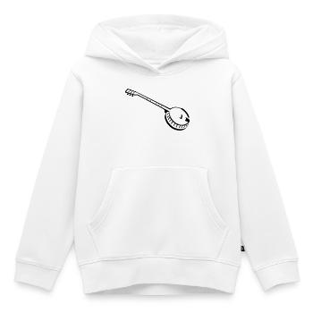 banjo - Kids Premium Organic Hoodie - white - Front - AI Model Kid Female (0cm)