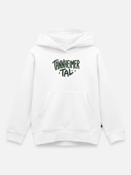 Tannheimer Tal Schriftzug - Kinder Premium Organic Hoodie - Weiß