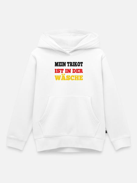 Trikot In Wäsche - Kinder Premium Organic Hoodie - Weiß