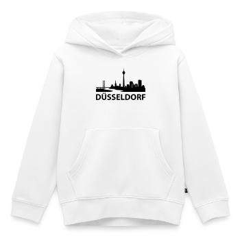 Düsseldorf Skyline - Kinder Premium Organic Hoodie - Weiß - Vorne - AI Model Kid Female (0cm)