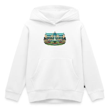 Flora Köln Retro - Kinder Premium Organic Hoodie - Weiß - Vorne - AI Model Kid Female (0cm)