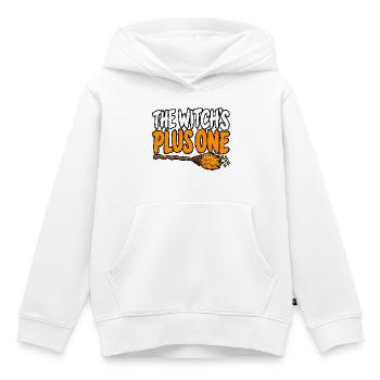 The Witch's Plus One - Kinder Premium Organic Hoodie - Weiß - Vorne - AI Model Kid Female (0cm)