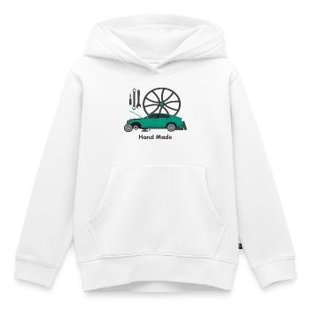 Automechaniker - Kinder Premium Organic Hoodie - Weiß - Vorne - AI Model Kid Female (0cm)