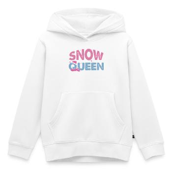 Schneekönigin Winterurlaub - Kinder Premium Organic Hoodie - Weiß - Vorne - AI Model Kid Female (0cm)