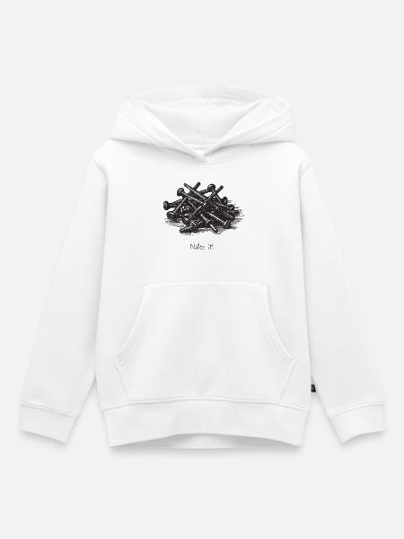 Nailed it! - Kinder Premium Organic Hoodie - Weiß