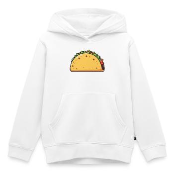 Taco - Kinder Premium Organic Hoodie - Weiß - Vorne - AI Model Kid Female (0cm)
