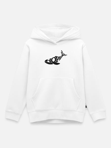 HOPE der Ostsee-Wal - Kinder Premium Organic Hoodie - Weiß