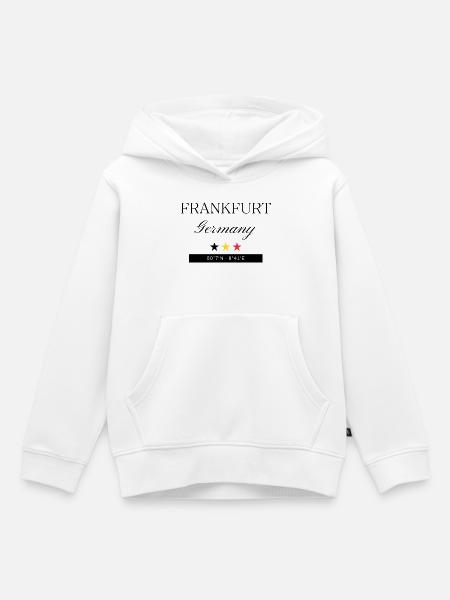 Frankfurt Deutschland Souvenir – Reise - Kinder Premium Organic Hoodie - Weiß
