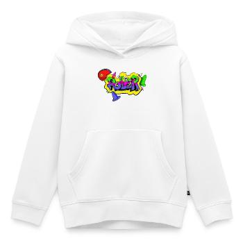 ROLLER - Sweat Premium à capuche enfant bio - blanc - Devant - AI Model Kid Female (0cm)