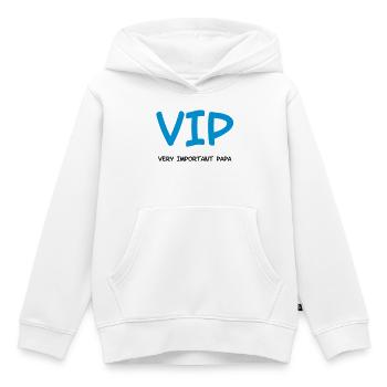 Very Important Papa :) - Kinder Premium Organic Hoodie - Weiß - Vorne - AI Model Kid Female (0cm)