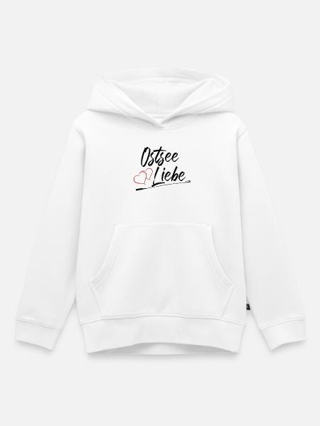Ostsee Liebe - Kinder Premium Organic Hoodie - Weiß