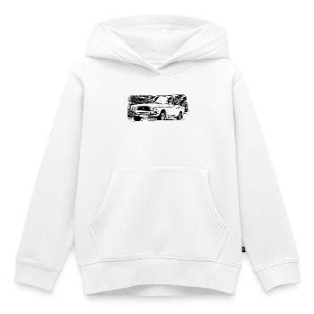 WAS 2103 Lada 1500 Schiguli - Sweat Premium à capuche enfant bio - blanc - Devant - AI Model Kid Female (0cm)