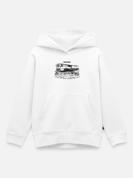 Ikarus - Gelenkbus - Kinder Premium Organic Hoodie - Weiß