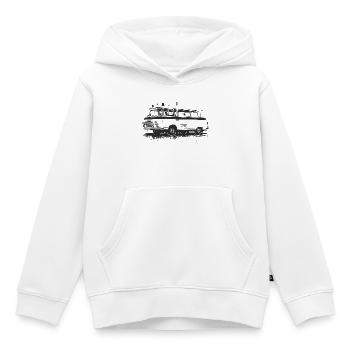 Barkas - B1000 - Krankenwagen - Kinder Premium Organic Hoodie - Weiß - Vorne - AI Model Kid Female (0cm)