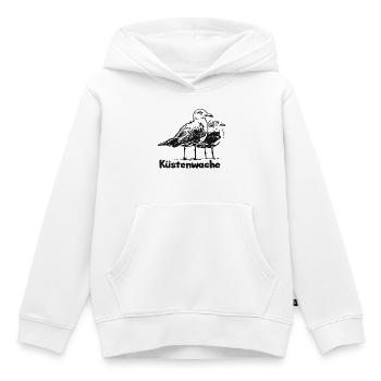 Küstenwache - Kinder Premium Organic Hoodie - Weiß - Vorne - AI Model Kid Female (0cm)