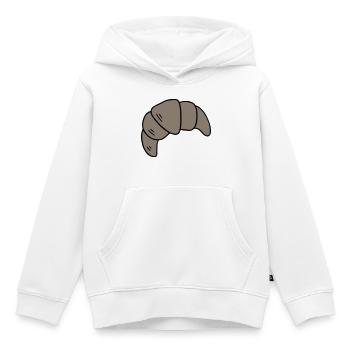 Croissant - Kids Premium Organic Hoodie - white - Front - AI Model Kid Female (0cm)