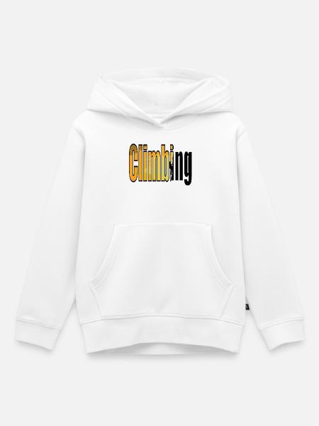 ESKALATION - Kinder Premium Organic Hoodie - Weiß