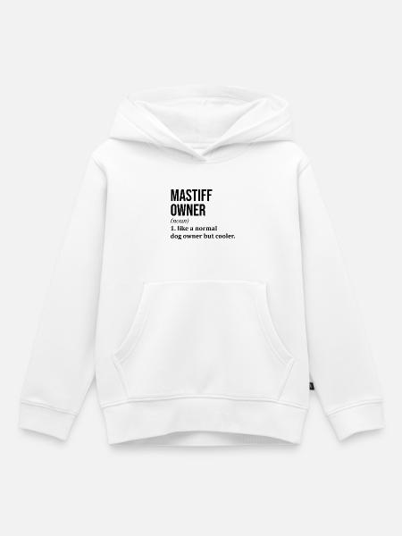 Mastiff Mastiff Mastiff - Hoodie Premium barn ekologisk - vit