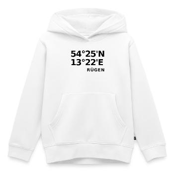 Réprimander - Sweat Premium à capuche enfant bio - blanc - Devant - AI Model Kid Female (0cm)