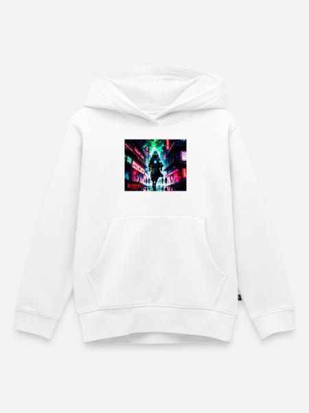 city apocalyptic - Kinder Premium Organic Hoodie - Weiß