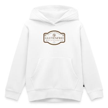 Weizen Ist Nicht Mein Ding Glutenfrei Badge - Kinder Premium Organic Hoodie - Weiß - Vorne - AI Model Kid Female (0cm)