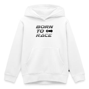 Born to Race - Kinder Premium Organic Hoodie - Weiß - Vorne - AI Model Kid Female (0cm)