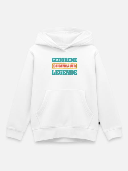 Beruf Geigenbauer - Kinder Premium Organic Hoodie - Weiß