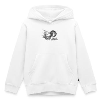 Méduses - assez dangereuses - Sweat Premium à capuche enfant bio - blanc - Devant - AI Model Kid Female (0cm)