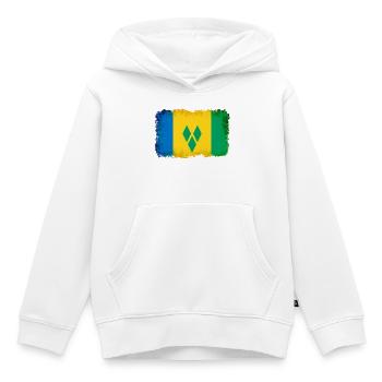 Geschenk für St - Kinder Premium Organic Hoodie - Weiß - Vorne - AI Model Kid Female (0cm)