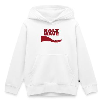 VAGUE SALÉE - Sweat Premium à capuche enfant bio - blanc - Devant - AI Model Kid Female (0cm)