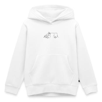 Krankenwagen - Kinder Premium Organic Hoodie - Weiß - Vorne - AI Model Kid Female (0cm)