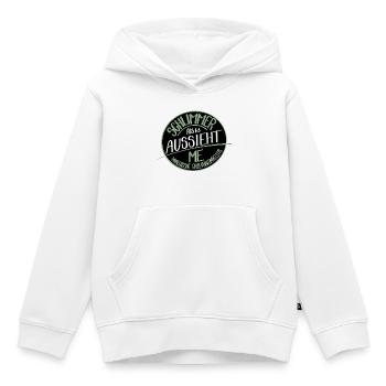 Schlimmer als es aussieht, M.E.  - Kinder Premium Organic Hoodie - Weiß - Vorne - AI Model Kid Female (0cm)