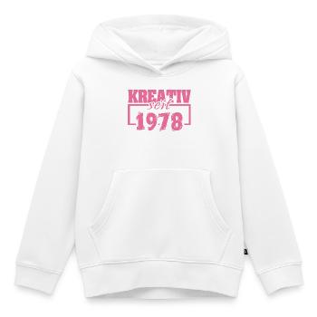 Maler 1978 - Kinder Premium Organic Hoodie - Weiß - Vorne - AI Model Kid Female (0cm)
