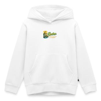 Boston Skyline Rétro Vintage Design - Sweat Premium à capuche enfant bio - blanc - Devant - AI Model Kid Female (0cm)
