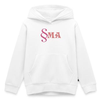 Lois OMA - Sweat Premium à capuche enfant bio - blanc - Devant - AI Model Kid Female (0cm)