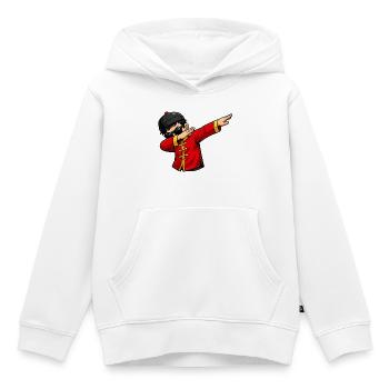 Dabbing Chinese - Kinder Premium Organic Hoodie - Weiß - Vorne - AI Model Kid Female (0cm)