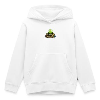 Grüner Alchemie-Kesselzauber - Kinder Premium Organic Hoodie - Weiß - Vorne - AI Model Kid Female (0cm)
