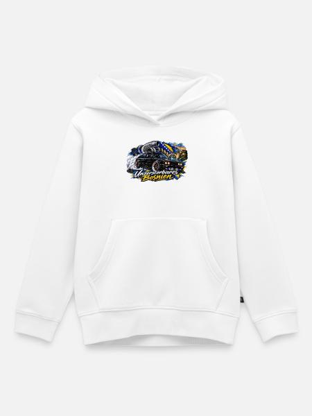 Unzerstörbares Bosnien - Kinder Premium Organic Hoodie - Weiß