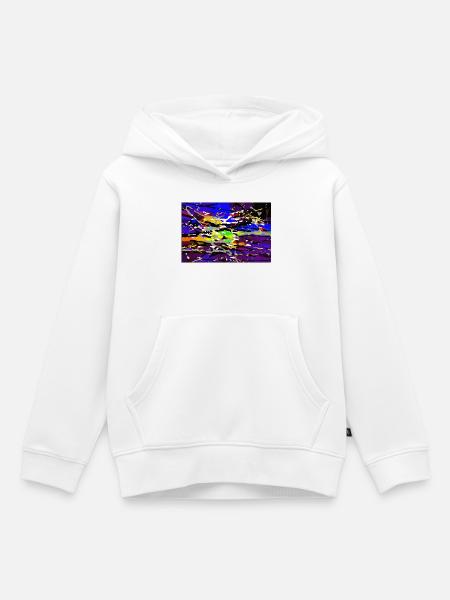 improvimp - Kinder Premium Organic Hoodie - Weiß