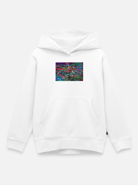improvpmjh - Kinder Premium Organic Hoodie - Weiß