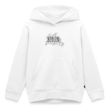 Berlin Stadtkarte aus U- und S-Bahnhöfen - Kinder Premium Organic Hoodie - Weiß - Vorne - AI Model Kid Female (0cm)