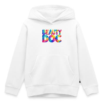 Beauty Doc - Kinder Premium Organic Hoodie - Weiß - Vorne - AI Model Kid Female (0cm)