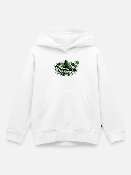 Yoga-Ultra - Kinder Premium Organic Hoodie - Weiß