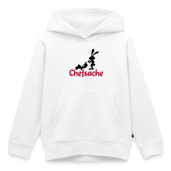 garten - Kinder Premium Organic Hoodie - Weiß - Vorne - AI Model Kid Female (0cm)