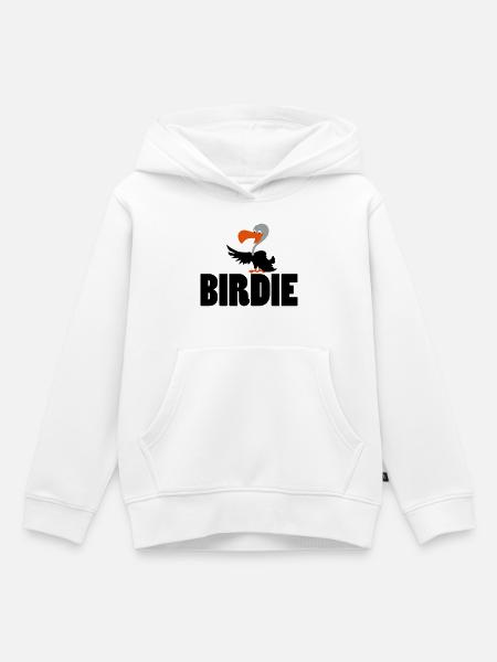 golfer - Kinder Premium Organic Hoodie - Weiß